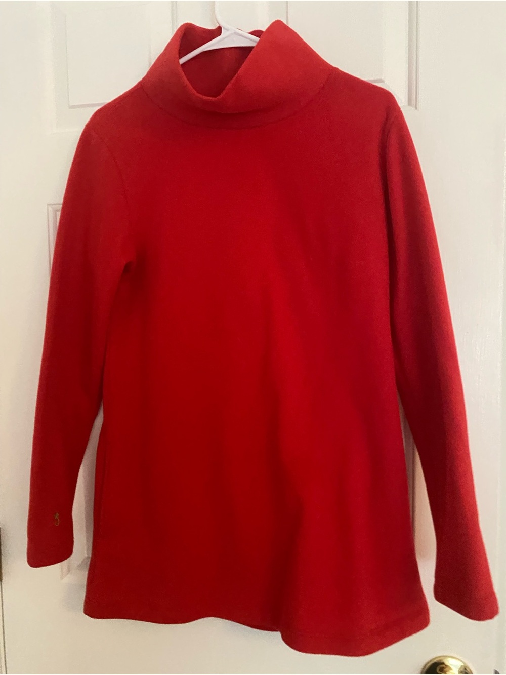 Dudley Stephens Red Turtleneck Pullover